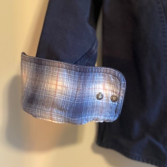 Women's Flannel Lined Carhartt Shirt Jacket, Size Medium, W8008MDT - Picture 8 of 14